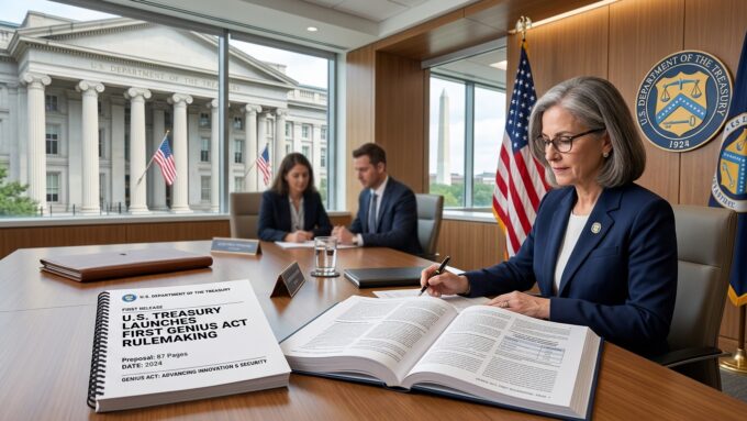 U.S. Treasury Launches First GENIUS Act Rulemaking…